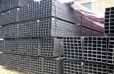 China Rectangular Section 0.3mm Hot Dip Galvanized Square Pipe Cold Rolled Mild Steel For Construction for sale
