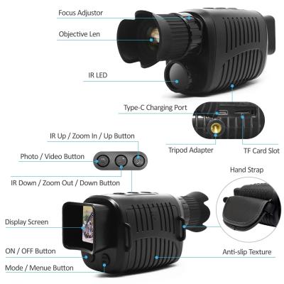 Chine Monoculaire de vision nocturne infrarouge à zoom numérique 5X à vendre