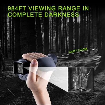 Chine écran 1.5inch monoculaire de vision nocturne de bourdonnement de 5X Digital chassant des lunettes de vision nocturne à vendre