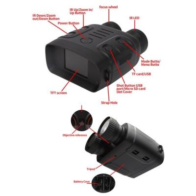 China 42MP Digital Infrared Night Vision Binoculars For Hunting Travel Surveillance for sale