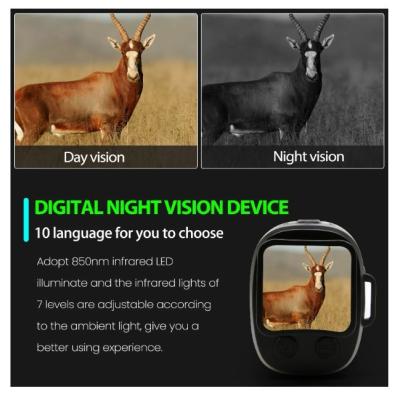 Κίνα Υπέρυθρη νυχτερινή όραση καμερών νυχτερινής όρασης ζουμ HD ψηφιακή για το κυνήγι προς πώληση