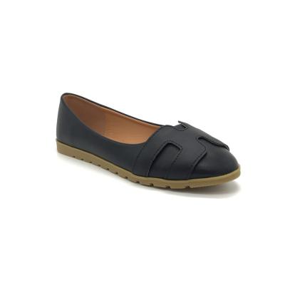 China Women Casual Genuine Leather Shoes comfortable flat heel shoes on line sale ladies loafers shoes for autumn new arrival for sale