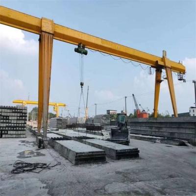 Κίνα Προσαρμοσμένο σχεδιασμό διάφρασης 15m Single Girder Gantry Crane 10ton 15 Ton για βιομηχανικό εργοστάσιο προς πώληση