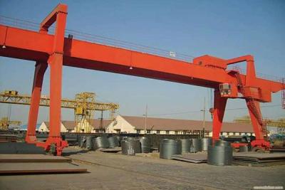 China Cab Operation A5 16 / 3.2T Double Girder Yard Gantry Crane High Site Utilization Rate for sale