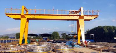 China 50t MG Type Warehouse Gantry Crane Double Beam With Hoist for sale