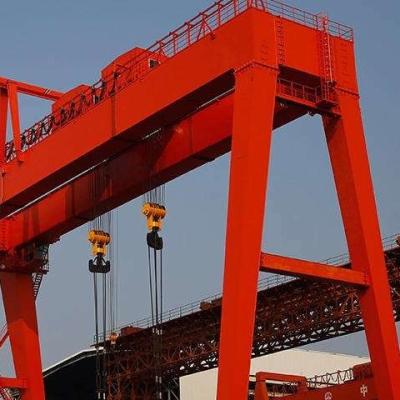 중국 야외인 타입 산업적 갠트리 크레인 복광속 20 톤 판매용