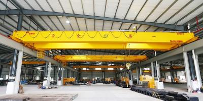 China 10 Ton Eot Double Girder Overhead Cranes For Workshops And Warehouses for sale