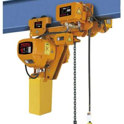 China 350kg 1t Electric Chain Hoist Single Hook Pendent Control Or Remote Control for sale