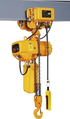 China 2 Ton 3 Ton Small Electric Chain Hoist With Light And Hard Aluminum Alloy Shell for sale