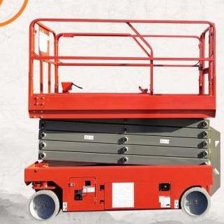 中国 450kg Hydraulic Lifting Platform Movable Scissor Lift For High Altitude Work 販売のため