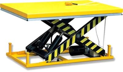 China Large Size Stationary Electric Hydraulic Scissor Lifting Table 0.75kw for sale