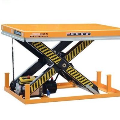 China Handling Bulky Materials Hydraulic Static Scissor Lift Table 380V 50HZ for sale