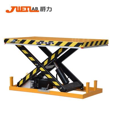 China 380V 500kg Scissor Lift Table Electric Hydraulic Lift Table 2000 * 2000mm Size for sale