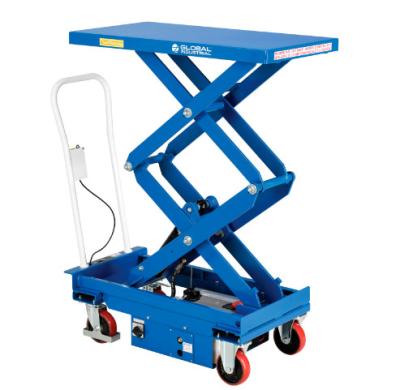 China 1700mm Height Hydraulic Scissor Lift Table Cart  400Kg Weight for sale