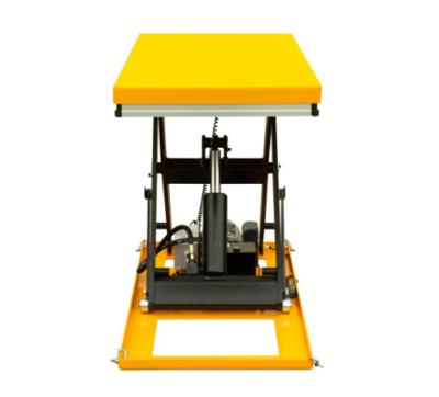 China 1ton Hydraulic Scissor Lifting Table For Manual Cargo Handling  2.2kw for sale