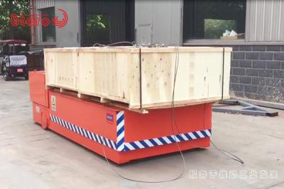 China 30Ton Trackless Transfer Cart Electric Material Handling Cart OEM Te koop