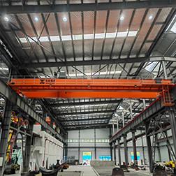 China European Style Double Girder Overhead Traveling Crane Capacity 15t Warehouse Lifting for sale