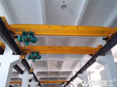 China Lifting Speed 8/0.8 M / Min Single Beam Bridge Crane For Workshop for sale