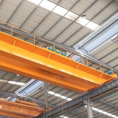 中国 ヨーロッパ規格の二重ガードの天井クレーン5トンの頭上式の起重機 販売のため