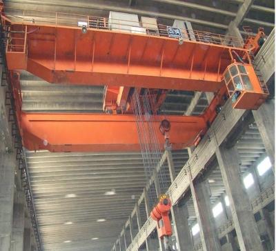 China Steel Plant Double Girder Overhead Travelling Crane Easy Operated for sale