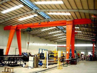 China Anti Tipping 5m-35m Span Single Girder Gantry Crane For Workshop for sale