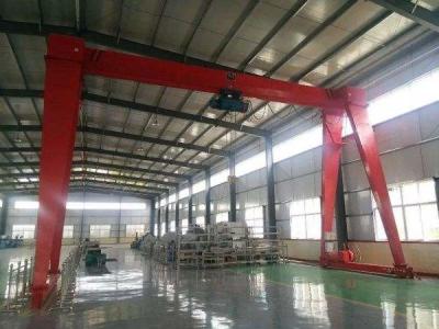 China Large Operating Range Single Girder Gantry Crane 3 Ton Cargo Container Crane for sale