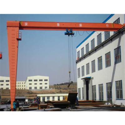 China Industrial Single Girder Semi Gantry Crane 20 Ton Rail Mounted RMG Crane for sale
