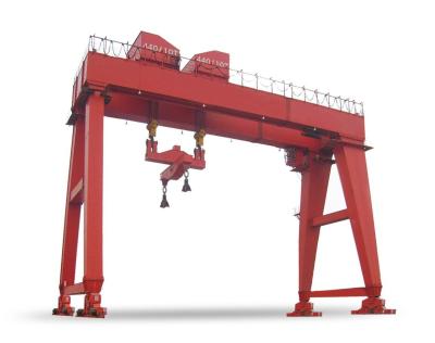 China IP55 50 Ton Rail Mounted Double Girder Gantry Crane For Material Handling for sale