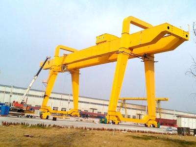 China Customized Outdoor Double Girder Gantry Crane 50/10 Ton To 100/20 Ton for sale