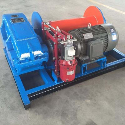 China 2.2KW To 55KW Compact Small Electric Winch For Traction Construction for sale