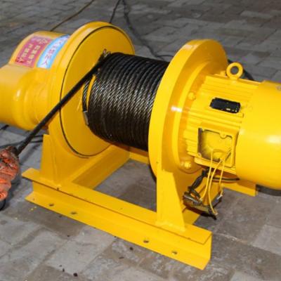 China Warehouse Light Duty Coaxial Electric Rope Winch 30m/Min Lifting Speed for sale