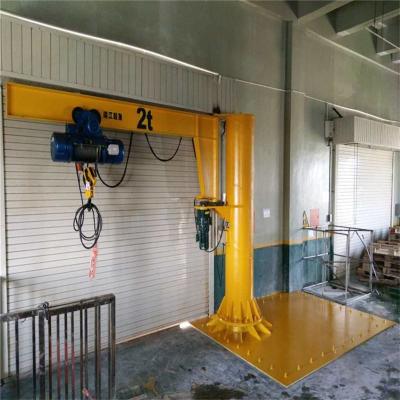 China Durable 500-2000kg Column Standing Jib Crane Hoist For Assembly Lines for sale