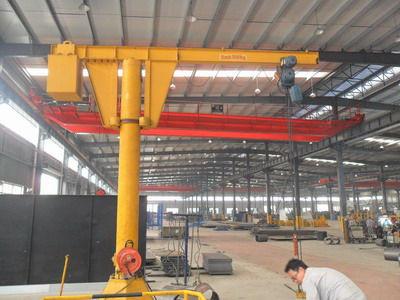Chine 380V 50HZ Jib Crane de déplacement adaptable flexible 0,5 Ton To 2 Ton Floor Mounted Crane à vendre
