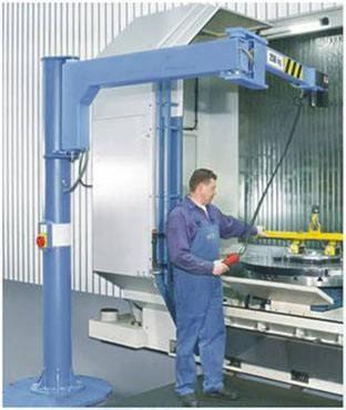 China ângulo da rotação de Jib Cranes For Factory Maintenance do modilhão 500kg à venda