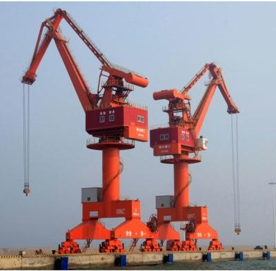 China Kundengebundener 10.5-16m Spannen-Hafen Portal-Crane For Pilling Containers zu verkaufen