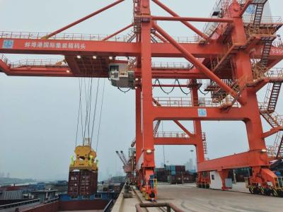 China Guindaste de Porto de Portal Inteligente Automatizado A7 A8 Guindaste de pórtico de cais de carregamento de navio à venda