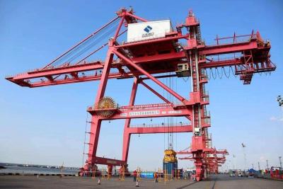 China Hafen-Portalkran Quay Überziehschutzanlage 50t zu verkaufen