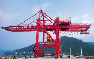 China High Speed Harbour Portal Crane 55-65 Ton Quayside Container Crane for sale