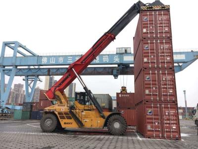 China 45T Telescopic Handler Container Reach Stacker For Loading Unloading for sale