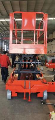 China tabla de elevación portátil de 1200*1000m m pequeña Mini Mobile Scissor Lift Platform hidráulico en venta