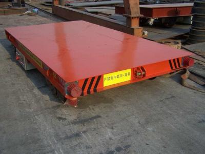 China Cargo Handling 20ton Electric Transfer Cart With Lithium Battery à venda