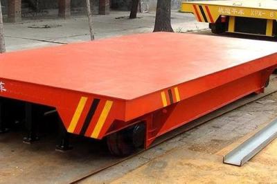 China 20 Ton P24 Rail Transfer Cart High Efficiency Heavy Duty Trailer Cart for sale