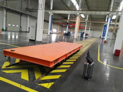 China Carruaje de gran capacidad de carga Para la máquina que se mueve 360 grados girando 30t Carruaje plano eléctrico sin pista en venta