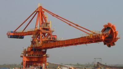 China Cantilever Bucket Wheel Stacker Reclaimer for sale