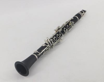 China Clarinet HCL-102 professional factory made level Woodwind instrument Clarinet/ebony Clarinet Bb17 Key Silver-plated .. for sale