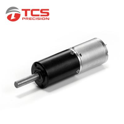 China 3.7V DC Planetary Micro Metal Gearmotor Low Noise 22mm Diameter for sale