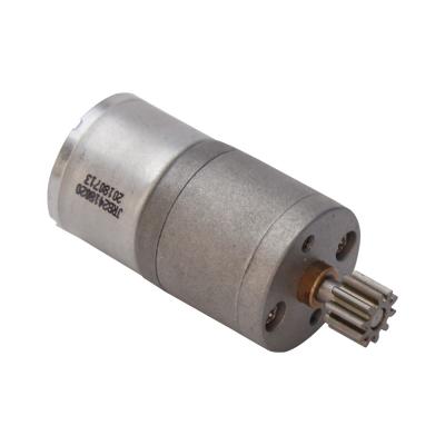 China 0.54A Micro Metal Gear Motor 25mm 12V 24V Parallel Shaft DC Gearmotor ROHS for sale