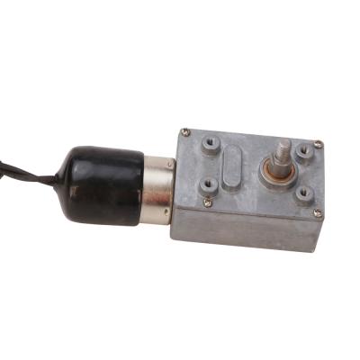 China Vertical 34mm DC Worm Gear Motor Brushless Parallel Axis DC 12V Low Speed for sale