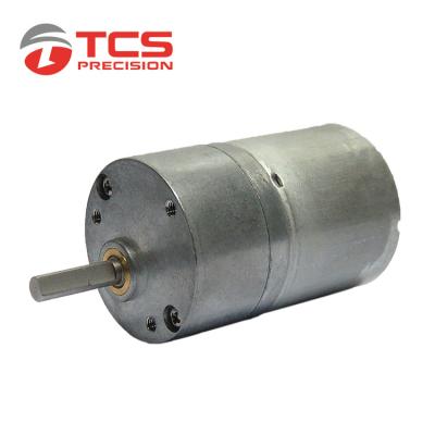 China DC 12V Brushless Low Speed Gear Motor 35mm Parallel Axis Gear Reducer Motor for sale
