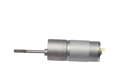 China Geared Electric Low Rpm High Torque DC Motor 37mm Diameter 555 DC Gear Motor for sale